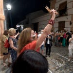Ana Belén, en la puerta del Palacio de los Oviedo de Almagro, tras recibir el Premio Corral de Comedias