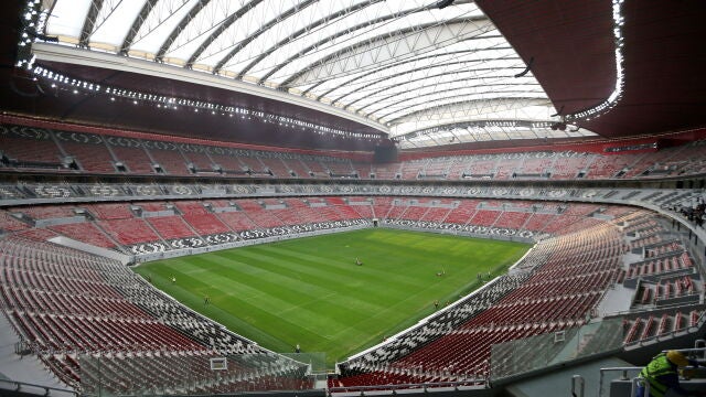 El estadio Al Bayt acogerá el partido inaugural del Mundial de Qatar 2022.