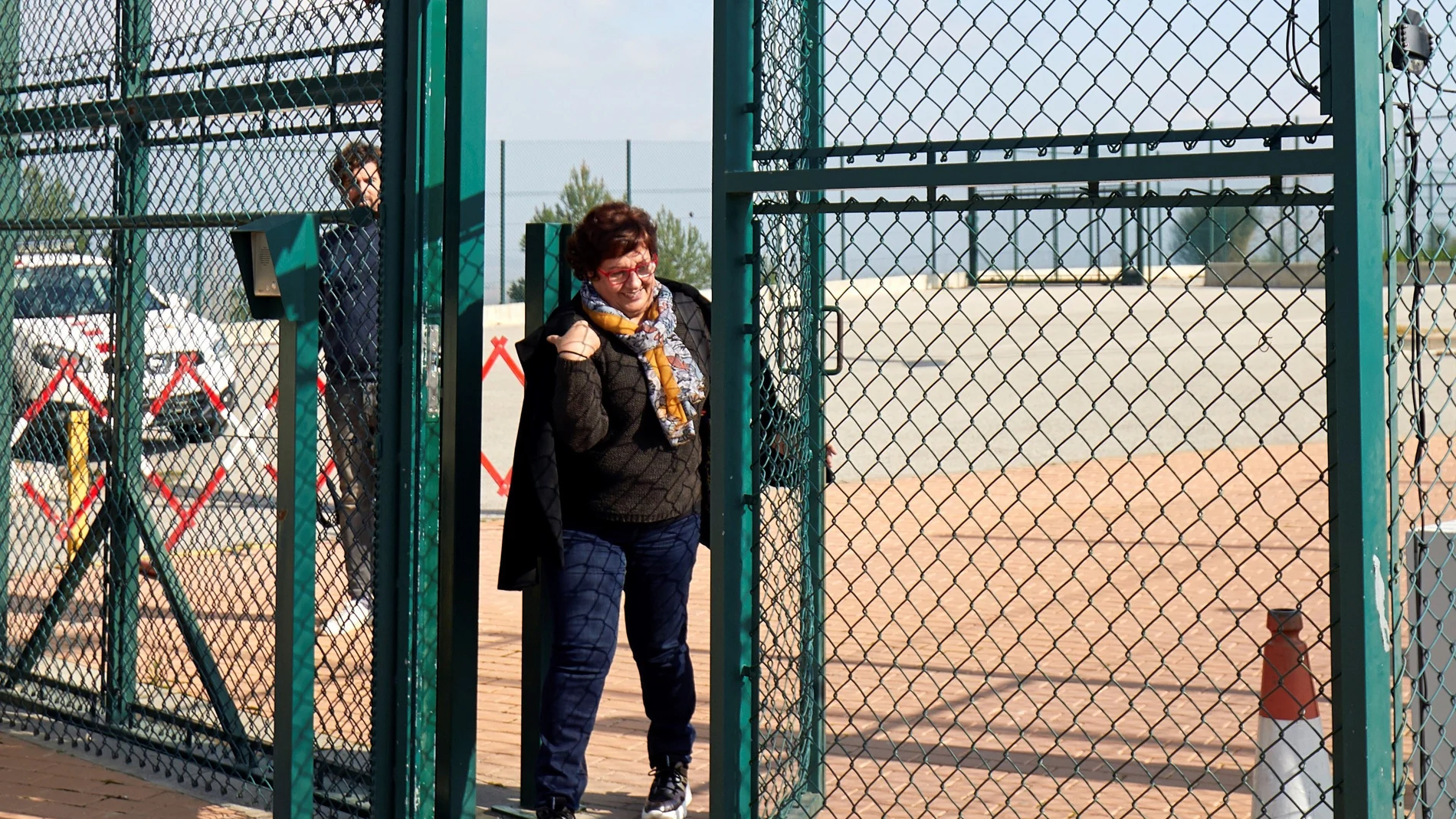 La exconsellera de Trabajo Dolors Bassa, en una de sus primeras salidas de prisión en aplicación del 100.2 del Reglamento Penitenciario