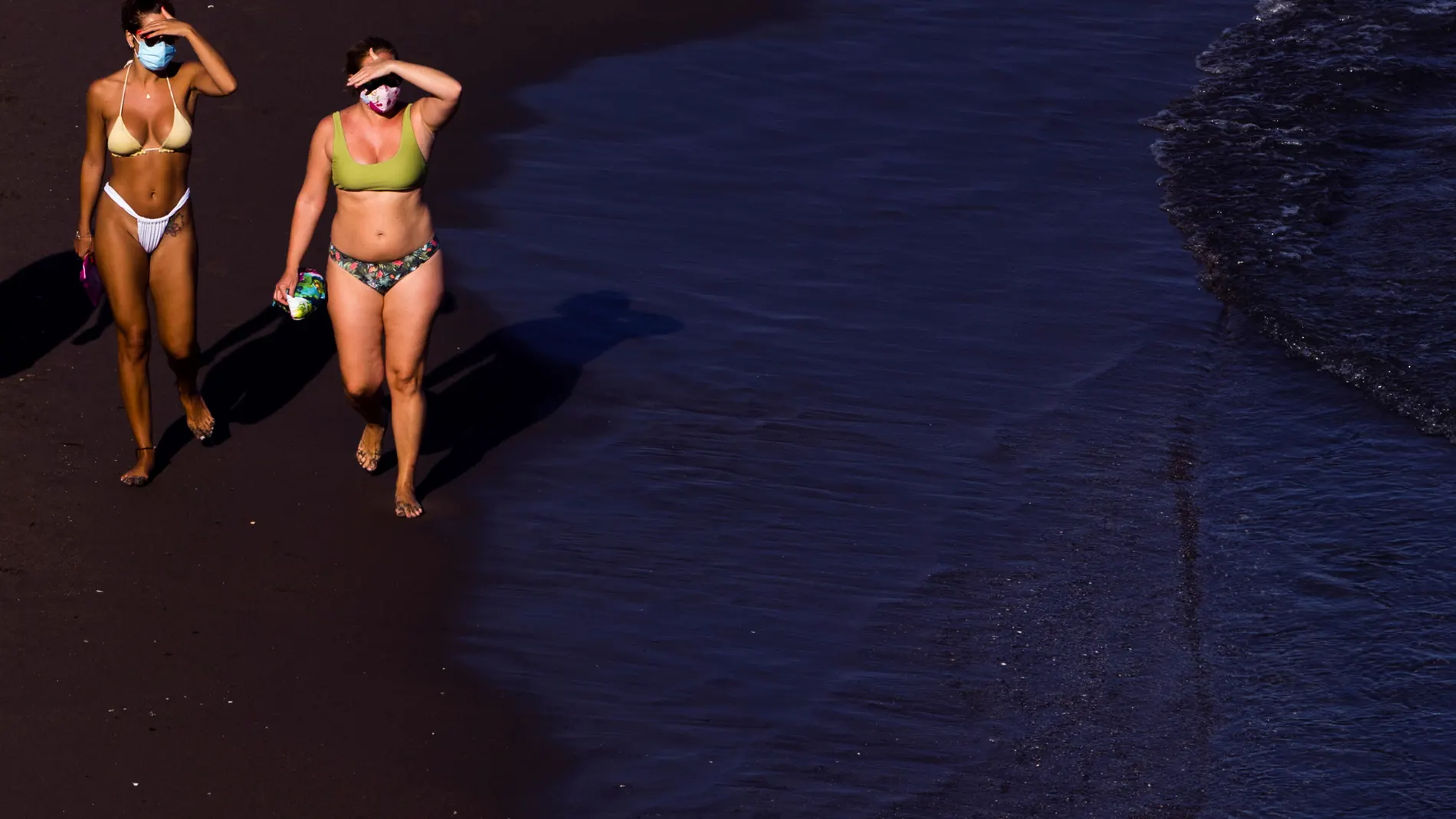 Medidas sanitarias en las playas de Málaga