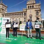 Presentación de los cupones de la ONCE con una campaña de seguridad vial.AYUNTAMIENTO DE VALLADOLID16/07/2020
