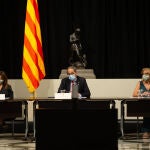 El president de la Generalitat de Cataluña, Quim Torra, preside la reunión constitutiva del comité de expertos para la transformación del sistema público de salud, en el Palau de la Generalitat, Barcelona, Cataluña (España), a 16 de julio de 2020.16 JULIO 2020;QUIM TORRA;CATALUÑA;GENERALITAT;SALUT;CORONAVIRUS;COVID-19David Zorrakino / Europa Press16/07/2020