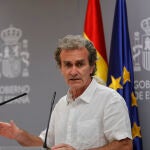 El director del Centro de Coordinación de Alertas y Emergencias Sanitarias (CCAES), Fernando Simón, ofrece una rueda de prensa para informar de la evolución de la COVID-19, en Madrid (España), a 16 de julio de 2020.
