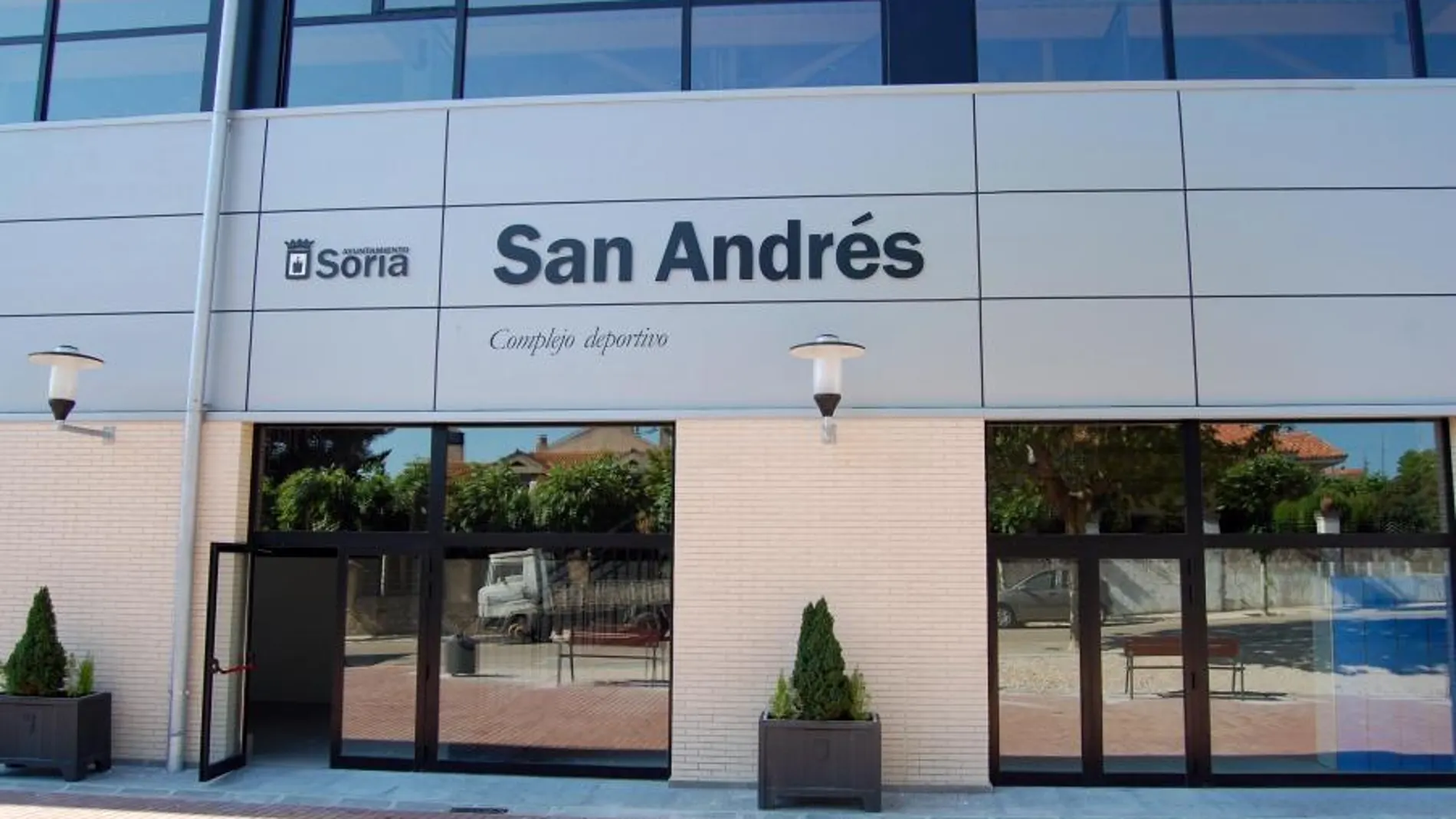 Polideportivo San Andrés de Soria donde se estaba realizando el campus