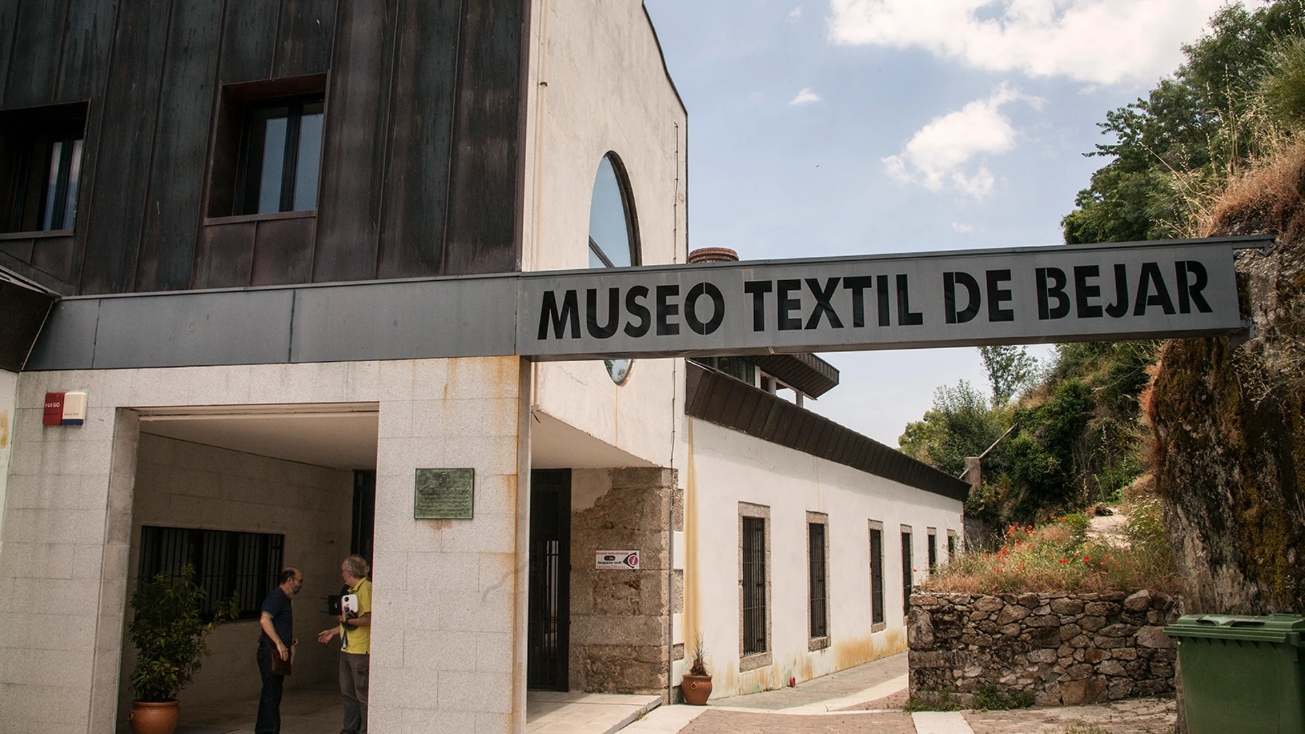 Entrada al Museo Textil de la localidad salmantina de Béjar