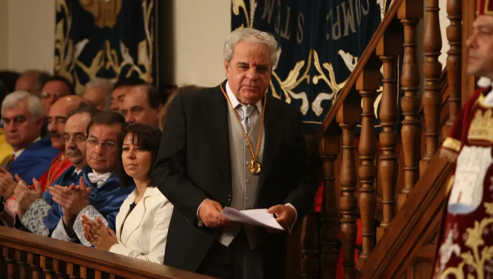 Juan Marsé durante la recepción del Premio Cervantes de Literatura