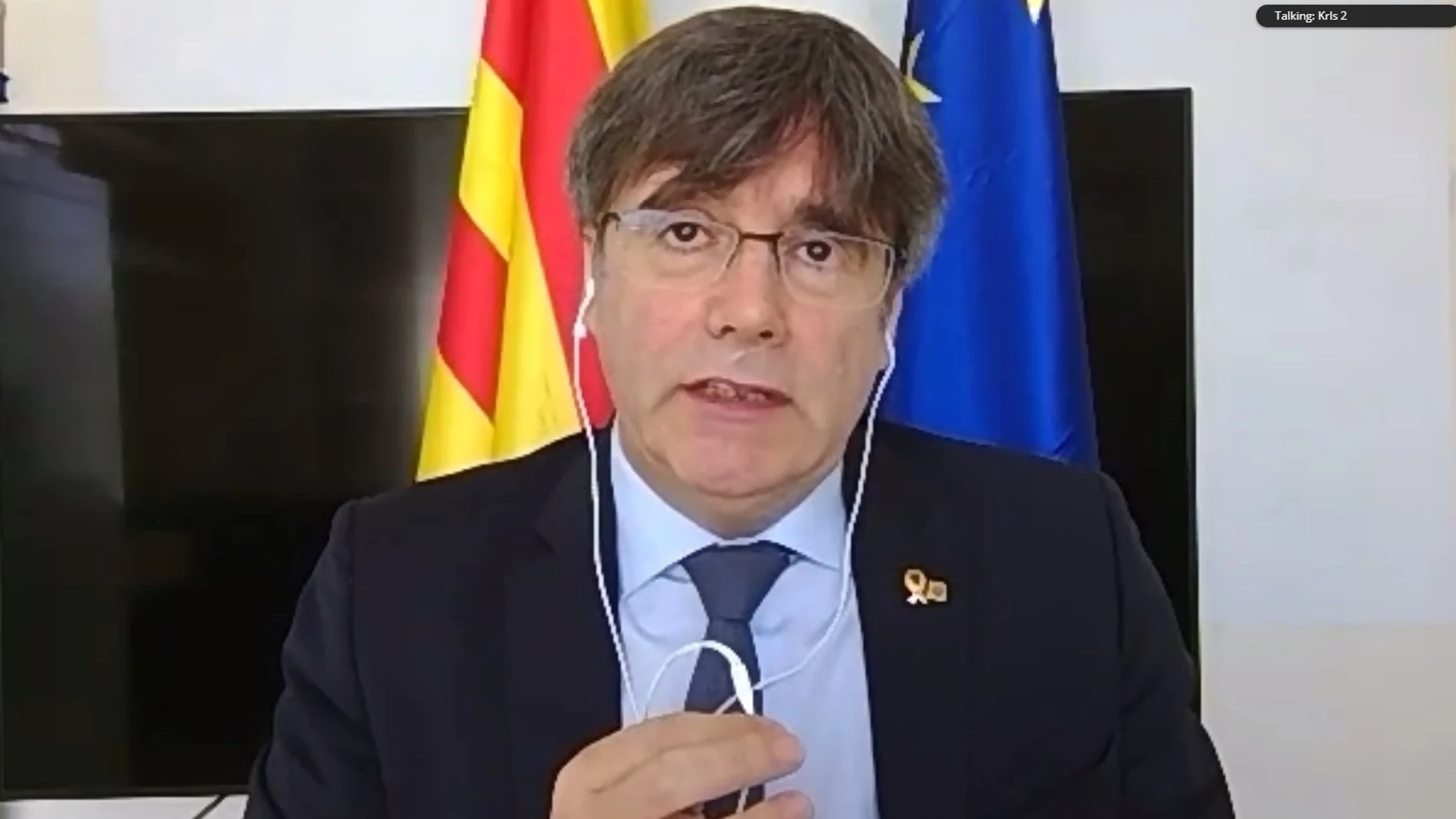 Puigdemont dice que la reanudación del contacto con Junqueras es "incipiente" y quiere aumentarlo
