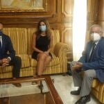 Imagen de la reunión de Celia Ferrero, presidenta regional de la Asociación de Trabajadores Autónomos (ATA), con Alberto Castillo, presidente de la Asamblea RegionalASAMBLEA REGIONAL20/07/2020