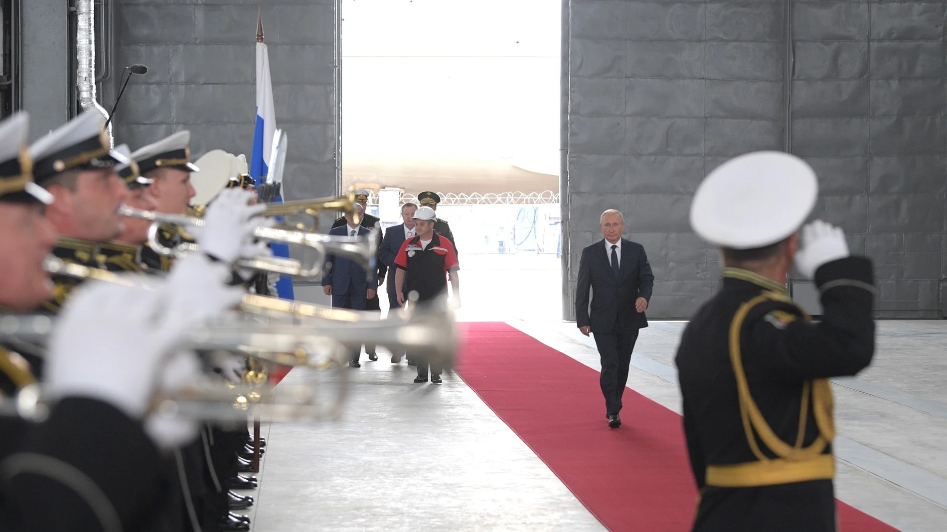 Russian President Vladimir Putin visits Crimea