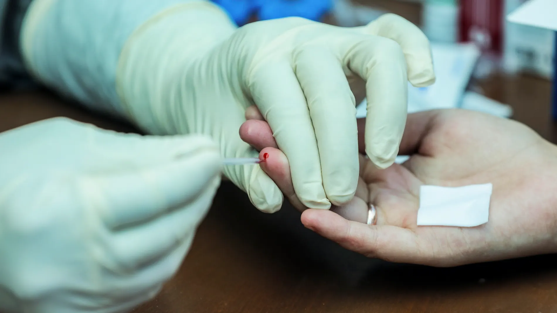 Coronavirus rapid tests amid the pandemic in Medan