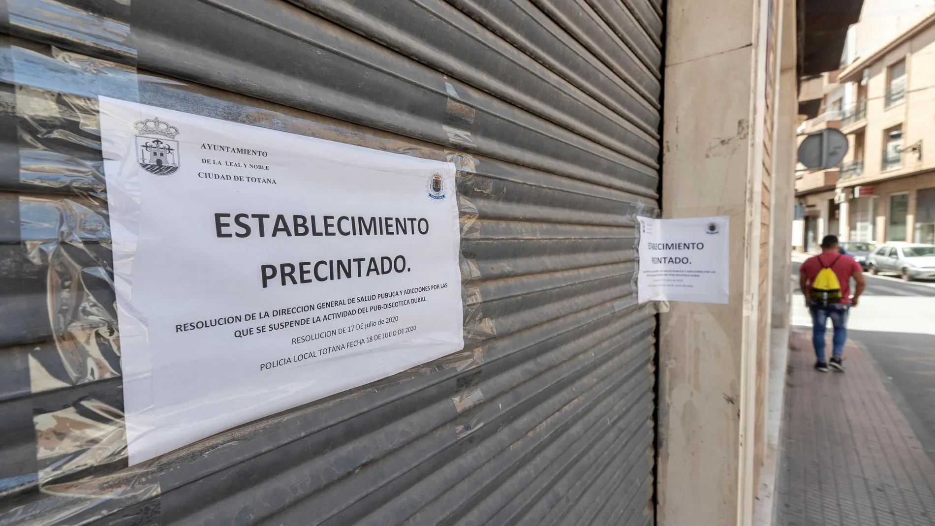 Gobierno murciano pide a clientes de un pub de Totana realizarse pruebas PCR
