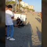 Detienen a un narcotraficante en una playa de Málaga