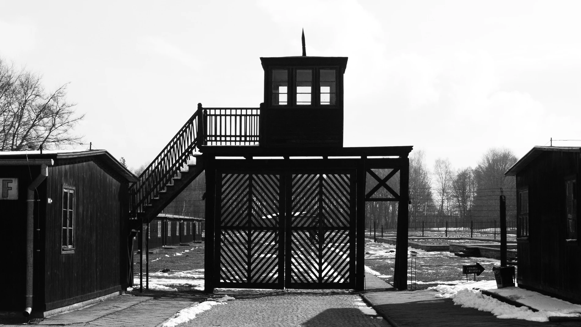 Entrada del campo de concentración de Stutthof