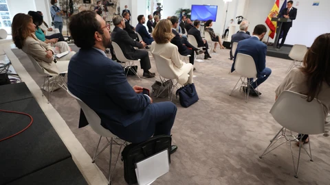 Pedro Sánchez, durante la presentación del programa España Digital 2025