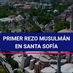El presidente turco Erdogan encabeza el primer rezo musulmán en Santa Sofía desde 1934