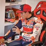 El piloto español de MotoGP Marc Márquez (Repsol Honda), en el GP de Andalucía 2020 antes de decidir no correr el domingo, en el Circuito de Jerez-Ángel NietoMOTOGP.COM25/07/2020