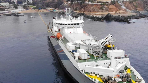 Imagen de archivo de un buque especializado en tender cables submarinosGOOGLE27/07/2020