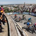 El pelotón durante la primera etapa de la pasada edición de la Vuelta a Burgos