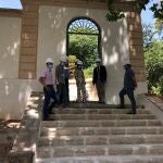 La Alhambra recepciona las obras de rehabilitación de la antigua fachada del Carmen de Peñapartida