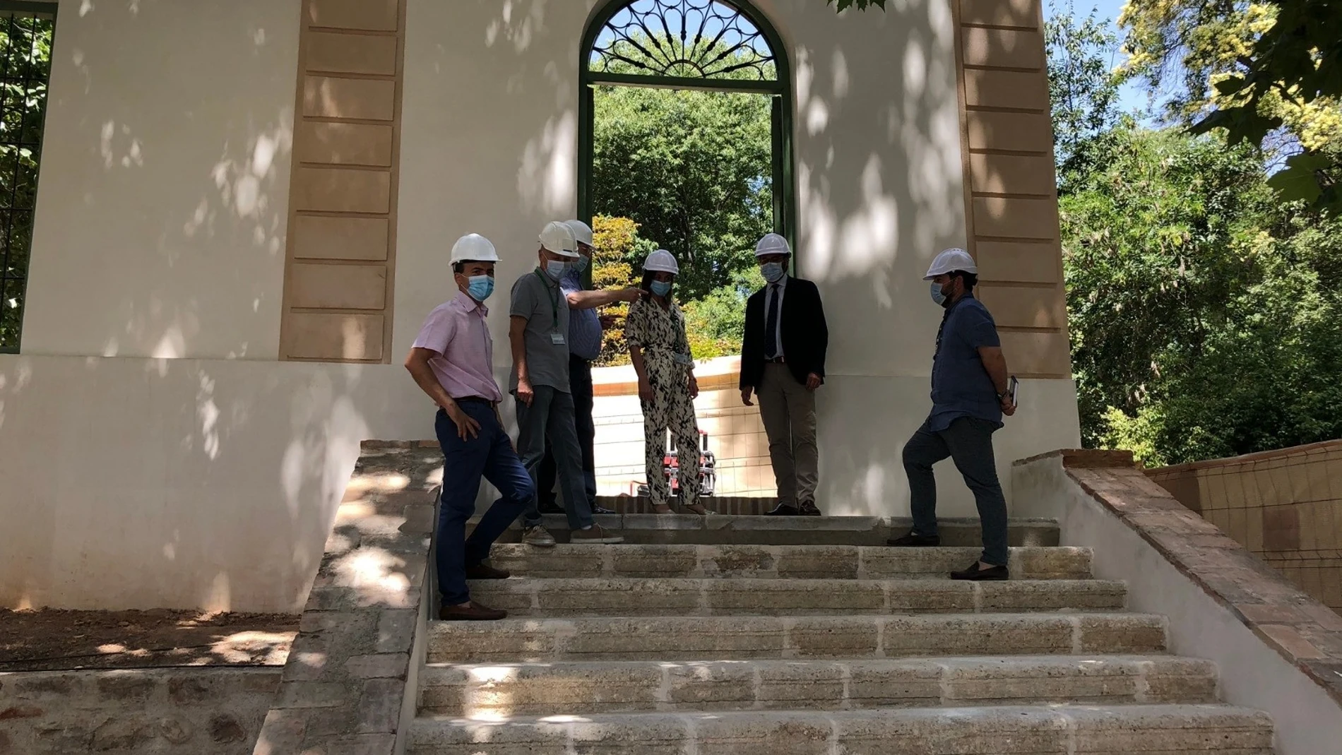 Granada.- La Alhambra recepciona las obras de rehabilitación de la antigua fachada del Carmen de Peñapartida