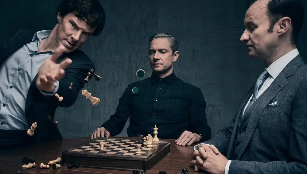 Benedict Cumberbatch y Martin Freeman en &quot;Sherlock&quot;