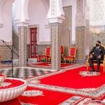 El rey Mohammed VI en la jornada de la Fiesta del Trono