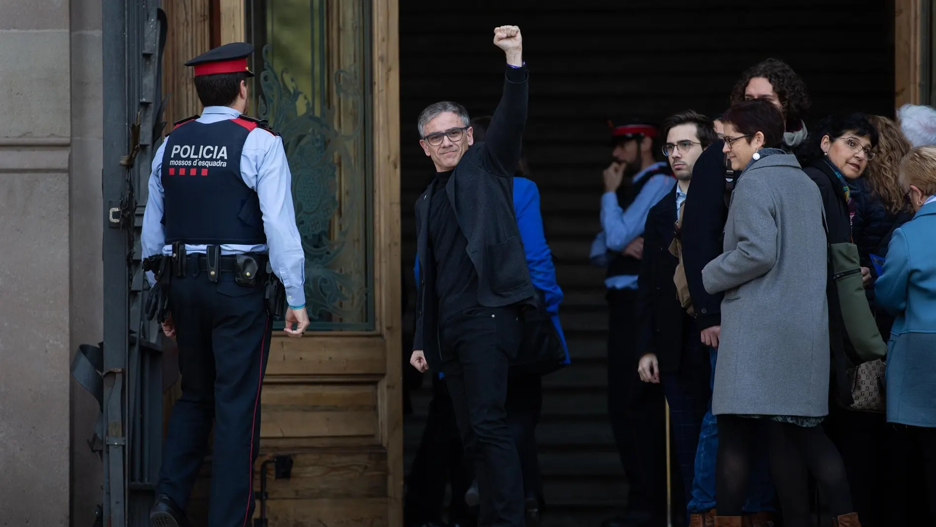 Josep Maria Jové, a su llegada a la Audiencia de Barcelona