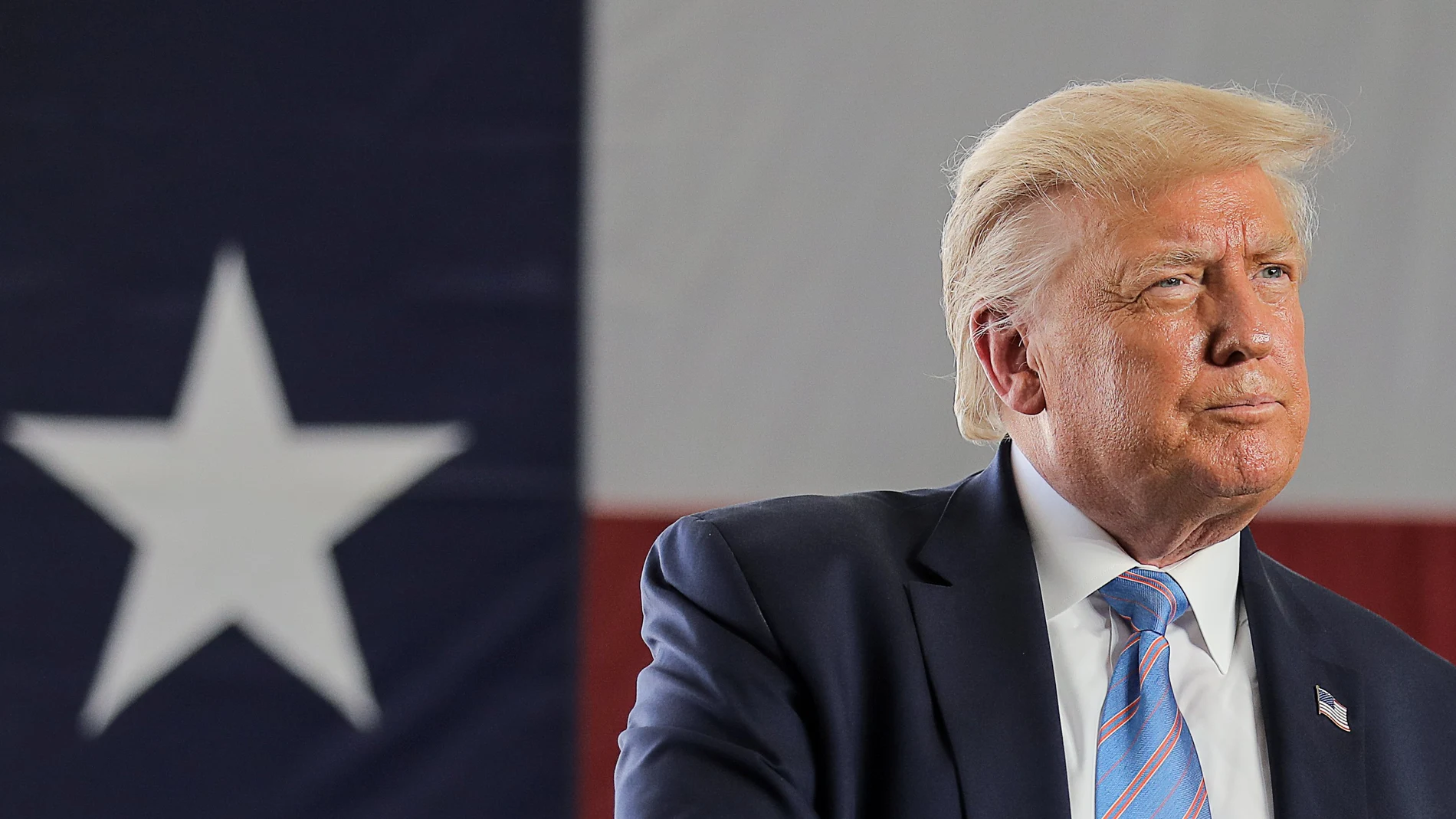 El presidente Donald Trump pronuncia un discurso en Texas esta semana