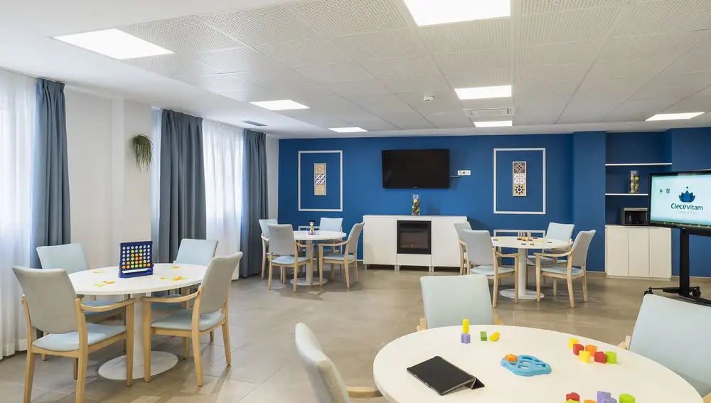 Sala de terapia de la nueva residencia