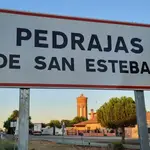 Entrada al municipio de Pedrajas de San Esteban.EUROPA PRESS31/07/2020