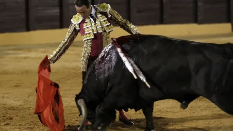 Ponce, en un derechazo