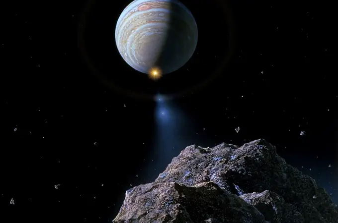 El cometa que se estrelló contra Júpiter