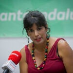 La líder de Adelante Andalucía, Teresa Rodríguez