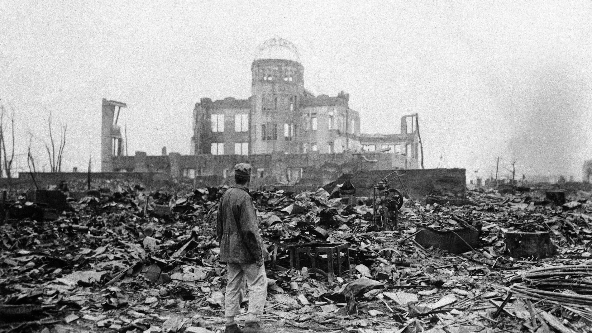 Hiroshima después de la primera bomba atómica lanzada por Estados Unidos el 6 de agosto de 1945