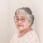 Tatako Gokan de 86 años de nacionalidad Japonesa , superviviente de la bomba atómica de Hiroshima en 1945
