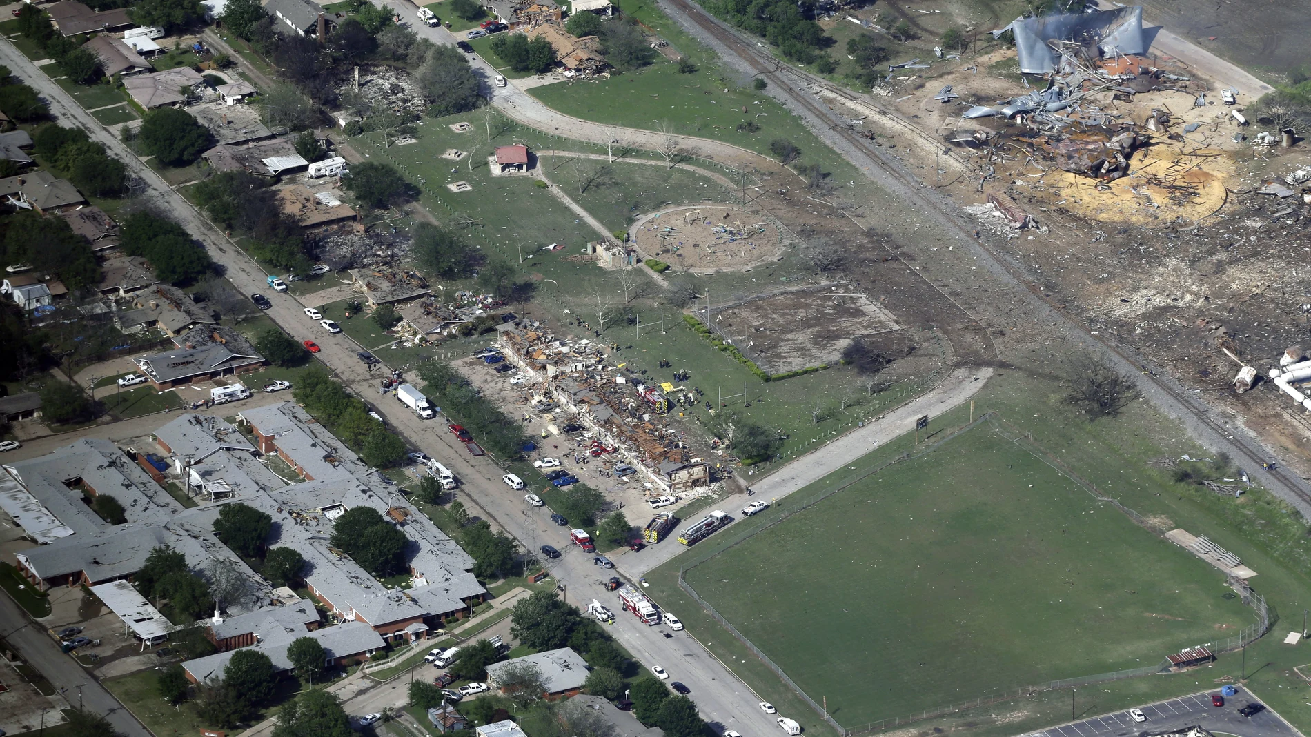 La explosión de una fábrica de fertilizantes en West (Texas) en 2013 dejó 15 muertos y 260 heridos