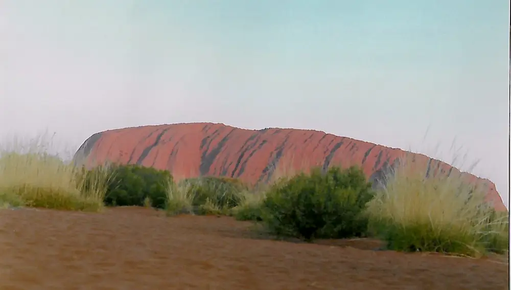 Vista del Uluru, el monolito del Red Centre.