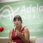 La presidenta del grupo parlamentario de Adelante Andalucía, Teresa Rodríguez