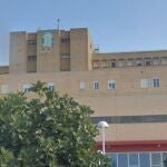 Hospital de San Agustín de Linares, a donde fue evacuado el herido