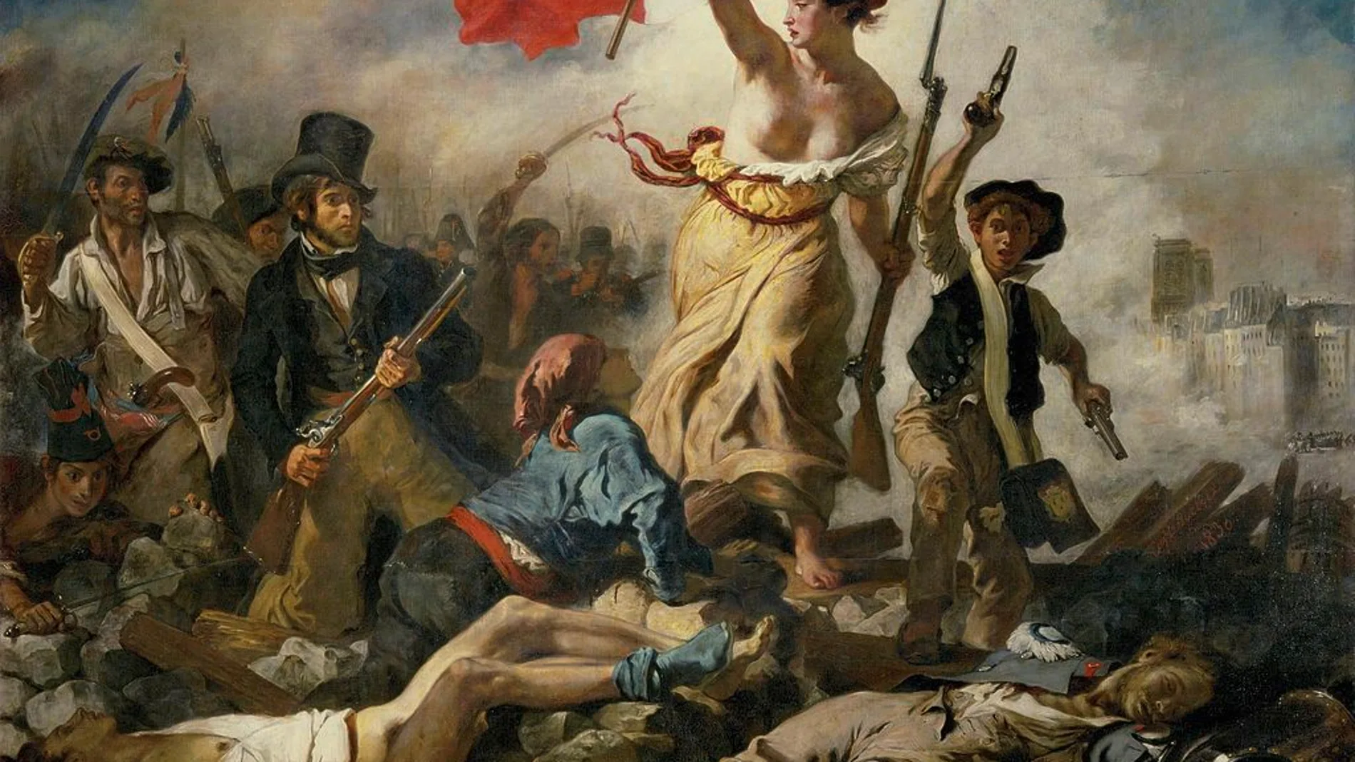 "La libertad guiando al pueblo", de Eugène Delacroix