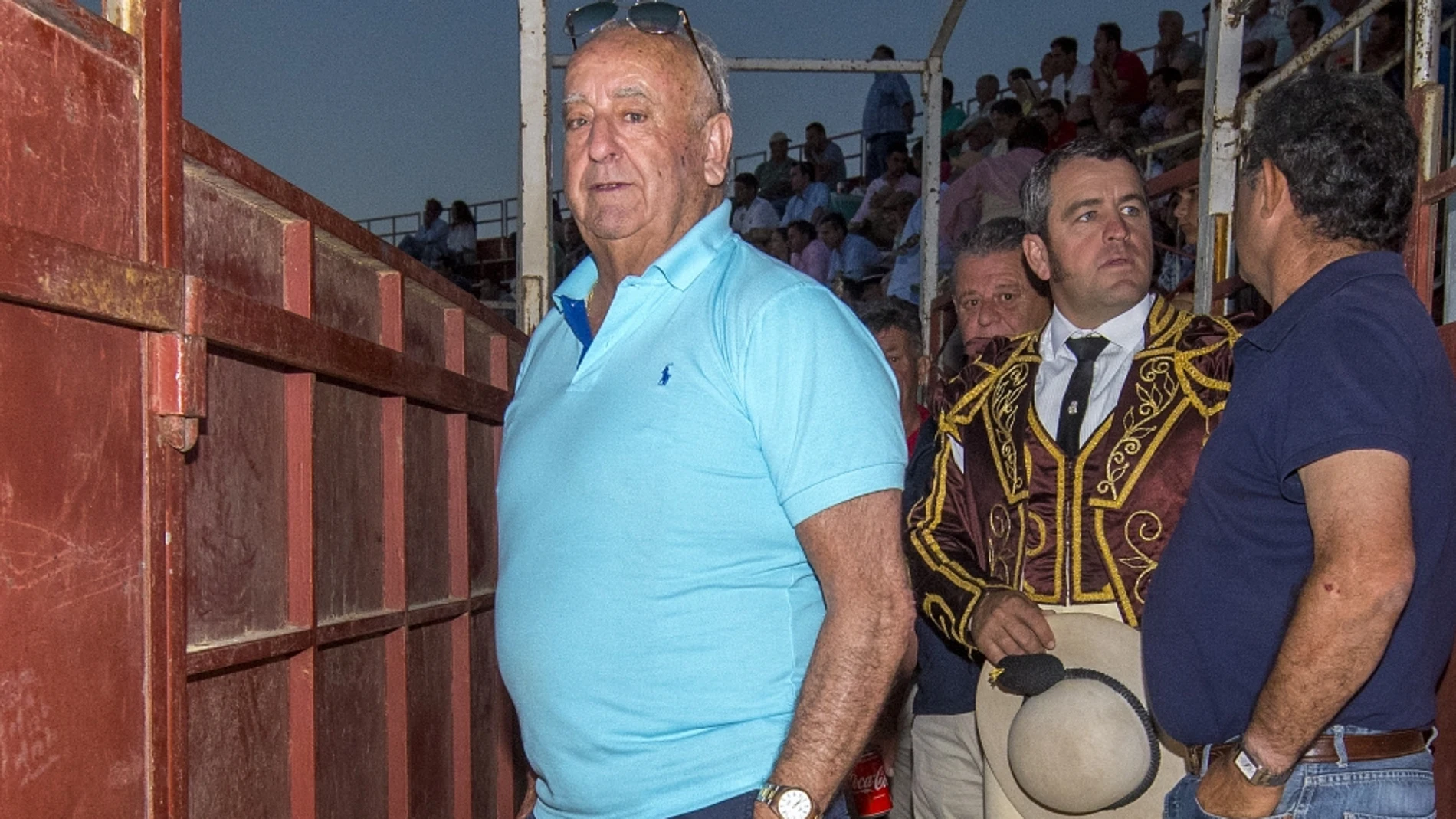 Humberto Janeiro durante un festejo taurino en Prado del Rey , Cádiz14 de julio de 2018.