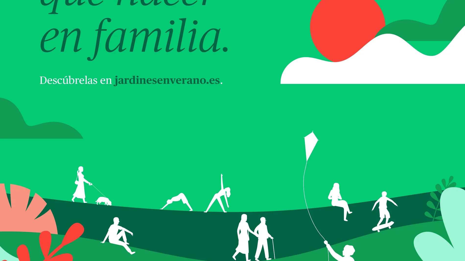 El Ayuntamiento de Murcia pone en marcha la campaña 'Jardines en verano. 20 cosas que hacer en familia'