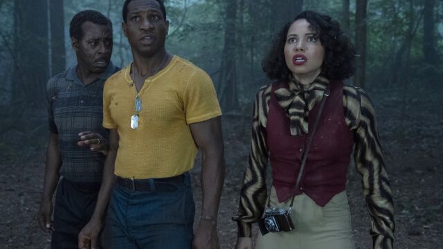 En la imagen, Courtney B. Vance, Jonathan Majors y Jurnee Smollett, protagonistas de "Territorio Lovecraft"
