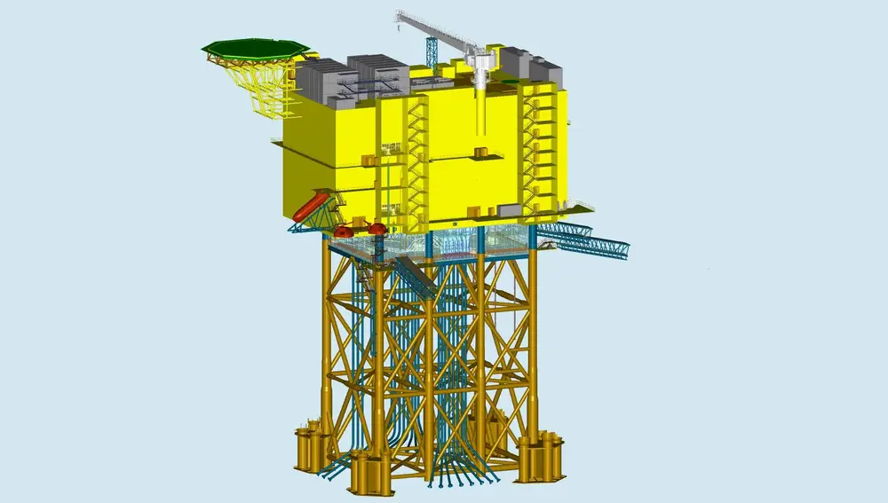Plataforma offshore que construirá ACS