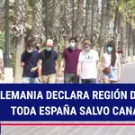 Alemania declara región de riesgo por covid toda España salvo Canarias