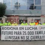  Sindicatos exigen a Acciona que retire el ERE a sus empleados subcontratados por Nissan