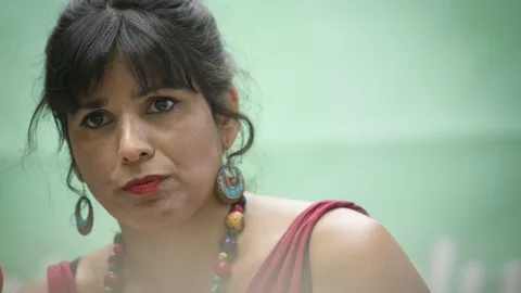 La ex presidenta del Grupo Parlamentario de Adelante Andalucía, Teresa Rodríguez