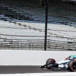 Fernando Alonso rodando en Indianápolis