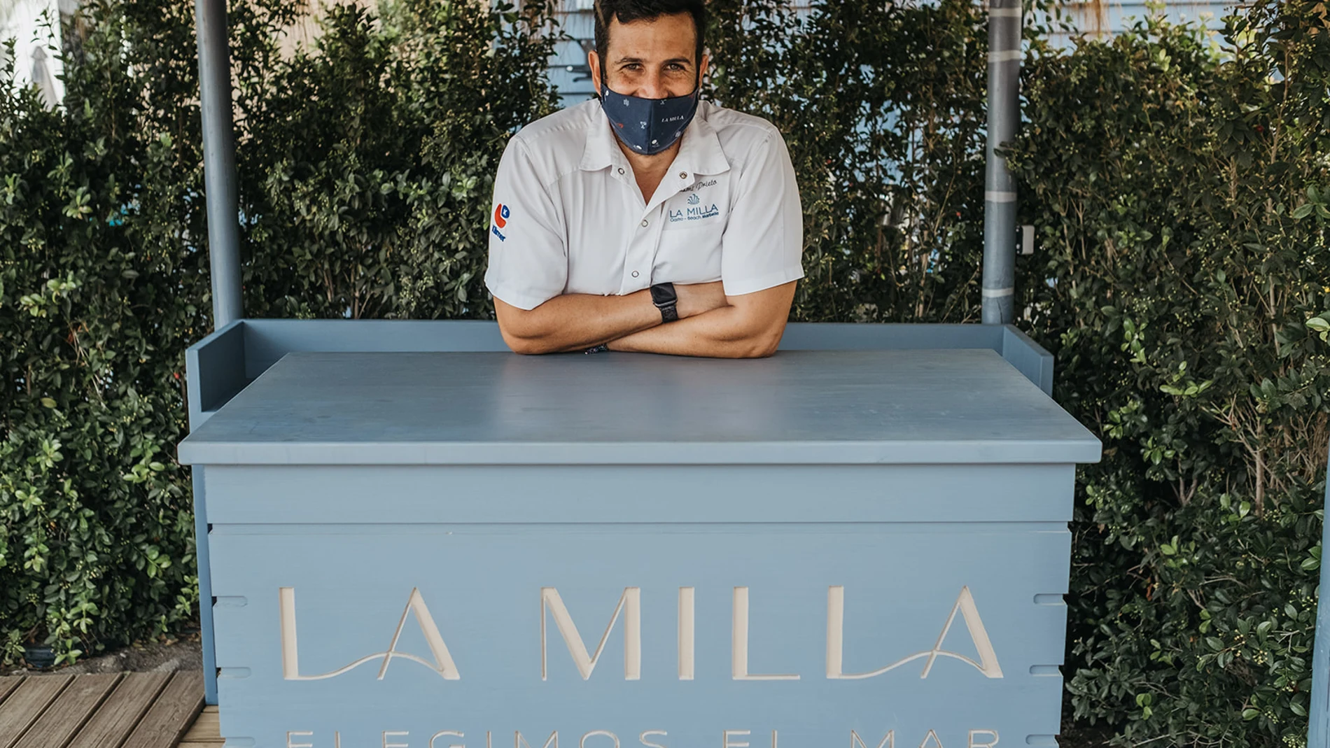 foto del cocinero que es LUIS MIGUEL MENOR, DE LA MILLA DE MARBELLA