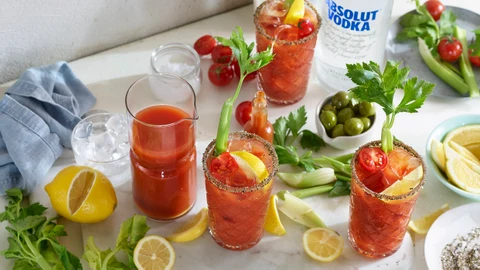 4 cócteles refrescantes y vistosos de Bloody Mary